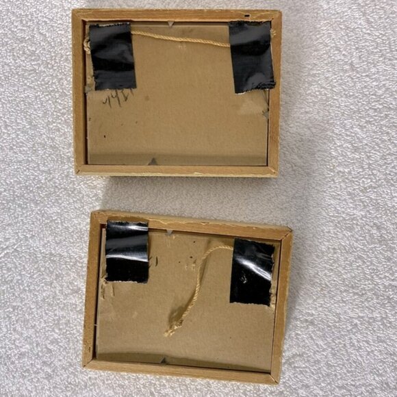 Vintage Miniature Art Prints Of "Le Quai Vert" & "Pont de l'Ecoutete" - Picture 6 of 10